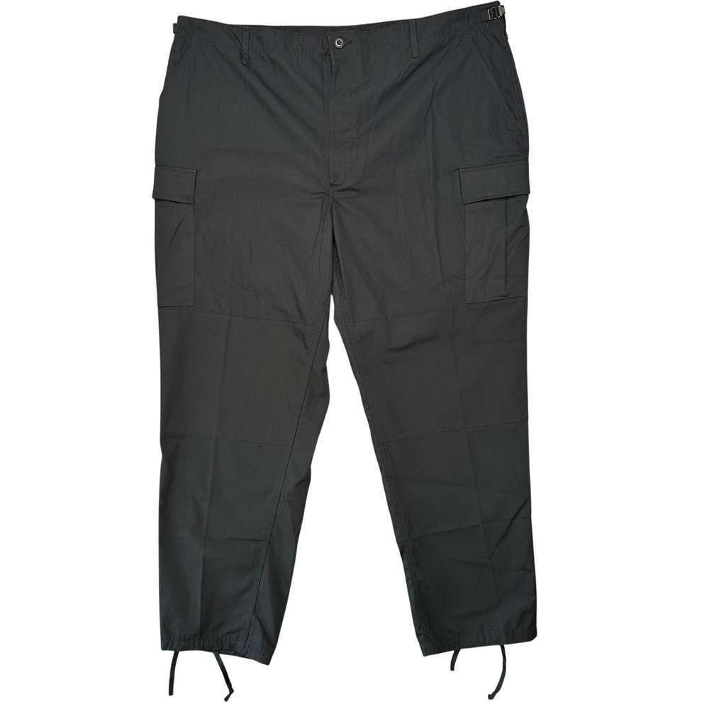 Propper Mens Black Ripstop Cargo Pants Size 2XL Regular‎ Adjustable Waist NEW
